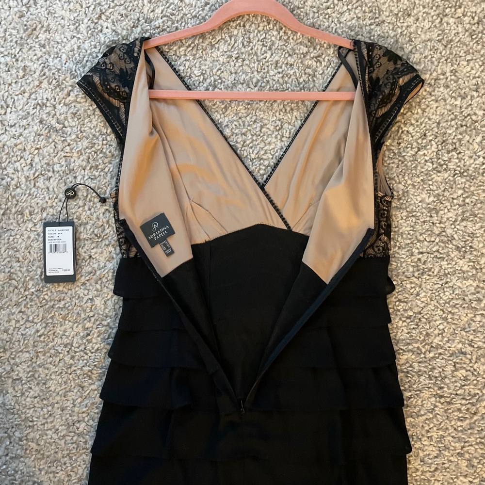 Adrianna Papell Lace Bodice Shutter Dress - Picture 7 of 16